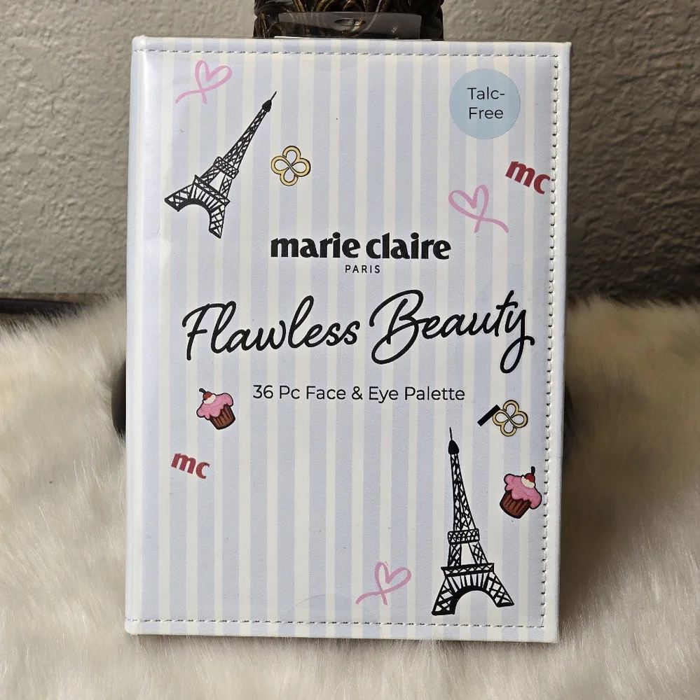 🎀Marie Claire Flawless Beauty Face, Eye Palette, and Brushes Set🎀 - Picture 2 of 8